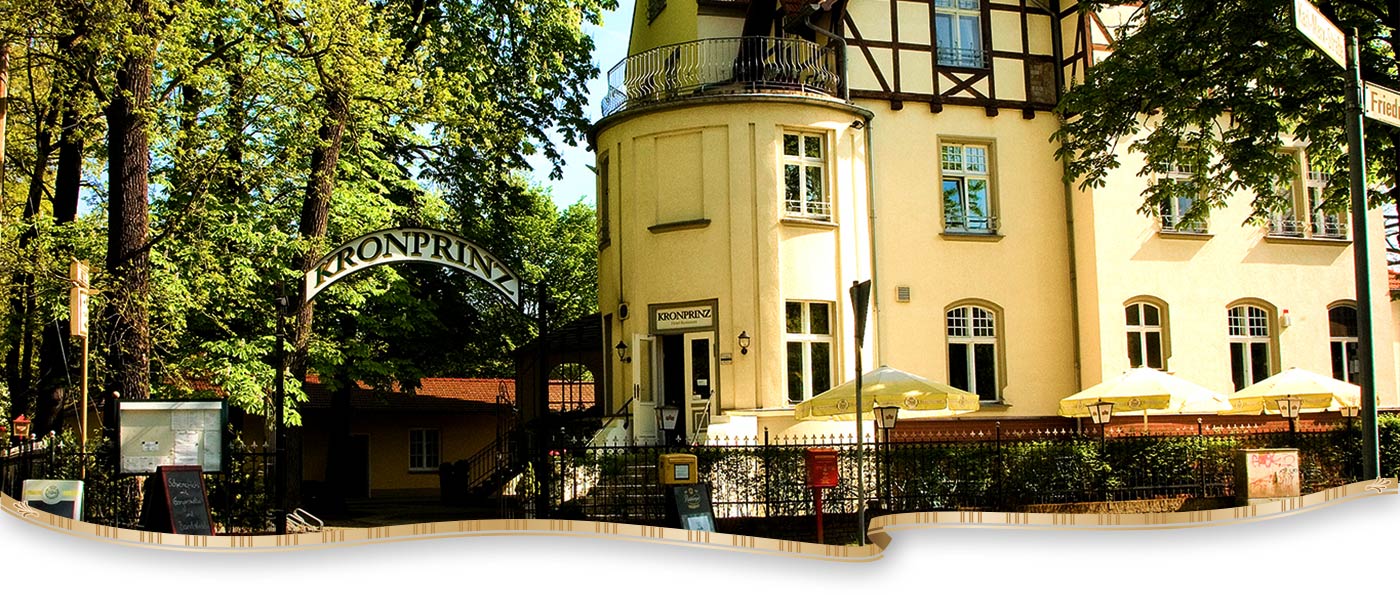 Aussenansicht des Hotel Kronprinz Falkensee