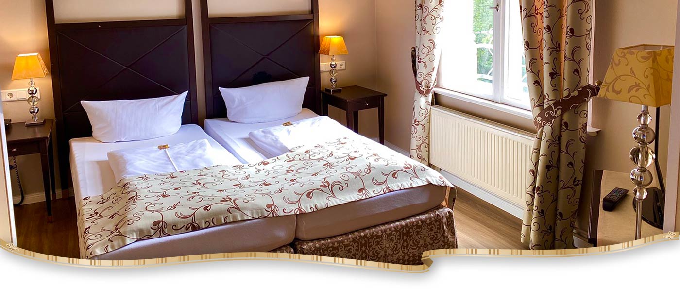 Doppelzimmer im Hotel Kronprinz Falkensee